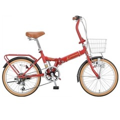 キャプテンスタッグ　折りたたみ自転車　20インチ【横浜渡し】 キャプテンスタッグ 折りたたみ自転車 20インチ【横浜渡し