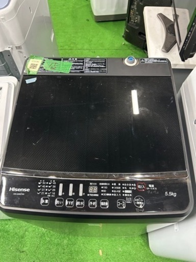 早い者勝ち大セール‼️‼️＋ご来店時、ガン×2お値引き‼️Hisense(ハイセンス) 2019年製 5.8kg 洗濯機