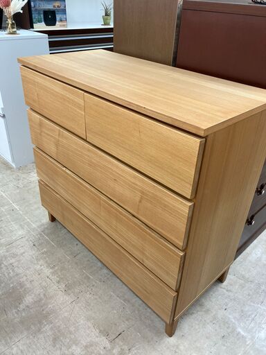 無印良品 ４段ローチェスト No.1414● ※現金、クレジット、スマホ決済対応※