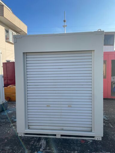 【シャッター倉庫②】物置 倉庫 1坪倉庫 自転車置き場 観音倉庫 現場 建築 建設現場 ハウス 備品 コンテナ 事務所 倉庫物置 シャッター