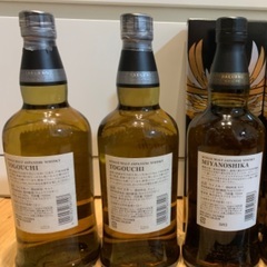 宮ノ鹿1本、戸河内シングルモルト2本 合計3セット