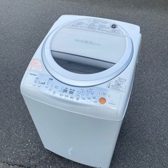 🎄☘️大阪市から阪南市まで配達設置無料🎄東芝洗濯機8kg乾燥機付き🍀保証有り