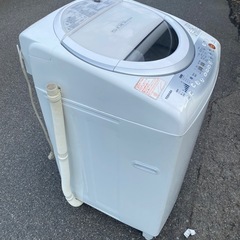 🎄☘️大阪市から阪南市まで配達設置無料🎄東芝洗濯機8kg乾燥機付き🍀保証有り