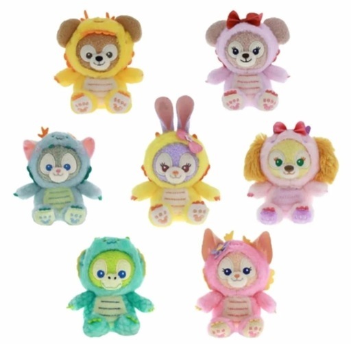 日本未発売　香港ディズニー　辰年　ぬいぐるみ　ダッフィ　コンプリートセット　 コレクション　2024年