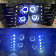 sold out）シックスセンス ヴェルファイア 20系 後期 4灯式プロジェクターフォグランプ LEDデイランプ VerＡ 