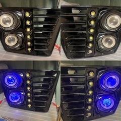 sold out）シックスセンス ヴェルファイア 20系 後期 4灯式プロジェクターフォグランプ LEDデイランプ VerＡ 