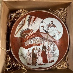 【GO-108】九谷焼 皿 年代不明 作者不明