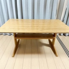 MUJI 無印良品 リビングでもダイニングでもつかえる テーブル 4 オーク材