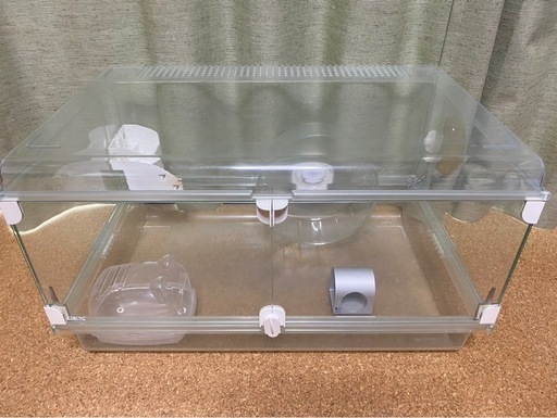 GEX/ジェックス　グラスハーモニー600Plus  付属品多数　即飼育可能　ハムスターケージ