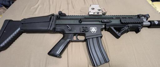 WE-TECH製SCAR-L ガスブローバック エアガン