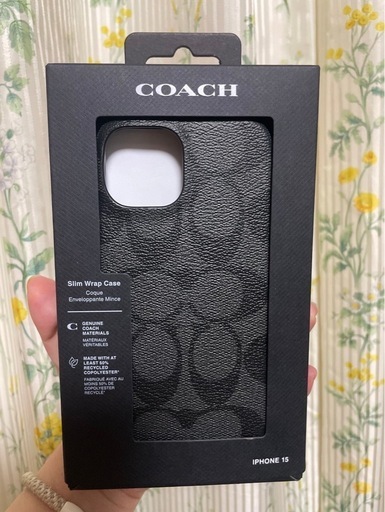 ［新品］coach iphone15ケース