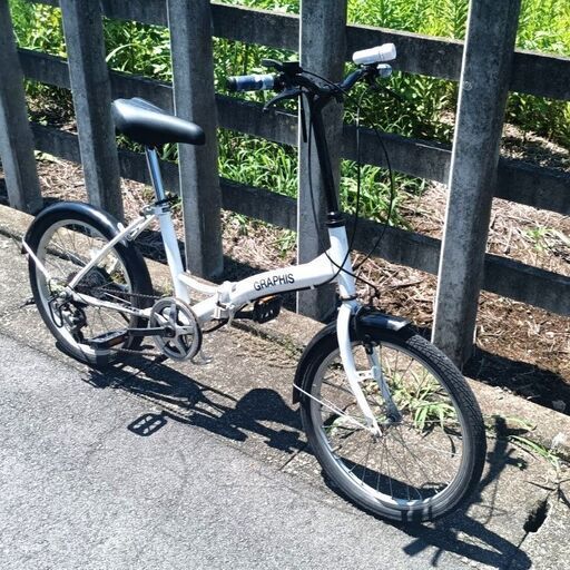 ★お届け可！★ 20インチ 折りたたみ自転車 『GRAPHIS』 6段変速