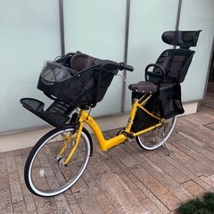 子供乗せ自転車】ブリヂストン・アンジェリーノ（3人乗り） - 自転車 