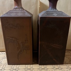 【GO-121】角徳利 備前焼 2本セット