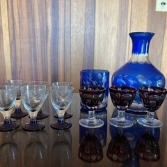 【GO-122】切子 ボヘミアグラス ガラス デキャンタ 水差し