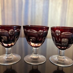 【GO-122】切子 ボヘミアグラス ガラス デキャンタ 水差し