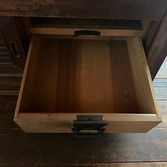 GO-123】引出し 棚 帳場箪笥 木製家具 昭和レトロ アンティーク