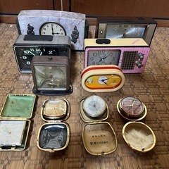 【GO-126】時計セット 掛け時計 柱時計 振り子時計 置き時計 懐中時計