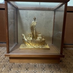 GO-129】 鳳凰 宝船 置物 贈答品 記念品