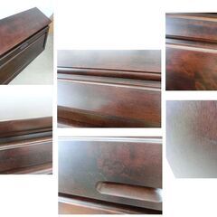 旭川家具 大雪木工 ライティングビューロー パートナー30 カバ 幅87cm ライティングデスク チェスト 椅子付き 札幌 西野店