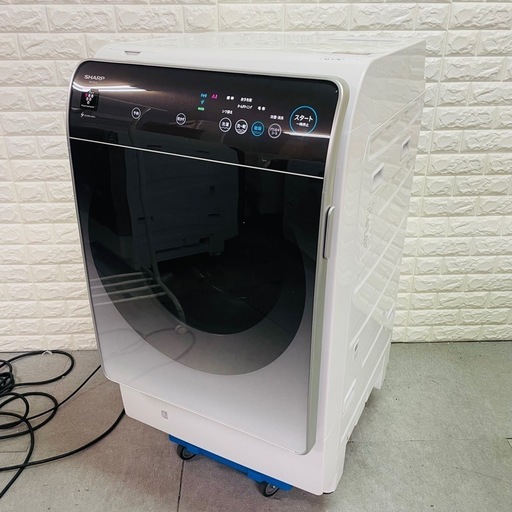 最安値⏬美品　2023年購入SHARPドラム式洗濯機　ES-X11A 配達無料