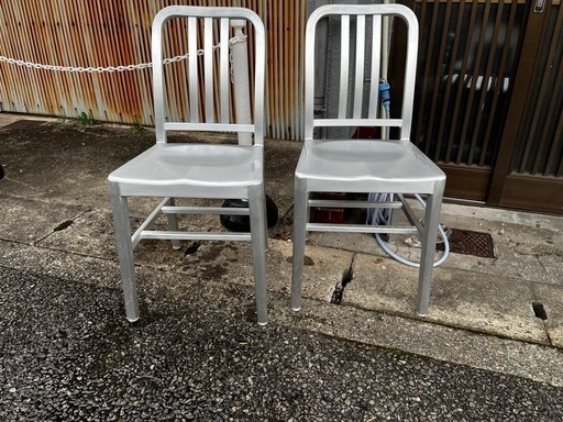 アルミ椅子　2脚セット　早い者勝ち