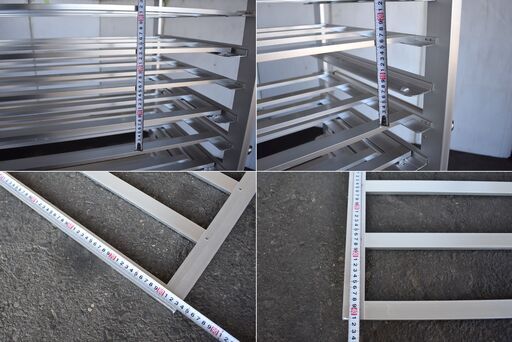 ジモ取引終了10/13】≪zyt1582ジ≫ ENDO アルミ天板・食パン兼用ラック