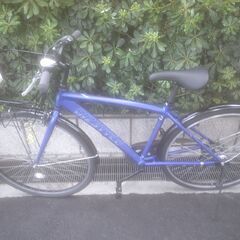 整備済み中古自転車　700ｘ38　税別￥17.800-　アルミフレーム　外装７段　マットブルー821　美車
