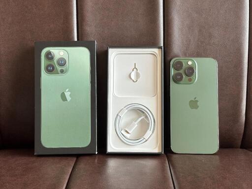 【美品】iPhone 13 Pro アルパイングリーン 256GB SIMフリー