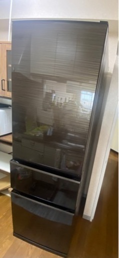 【掲載本日のみ】三菱ノンフロン冷凍冷蔵庫　MR-CD41BKG-BR