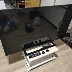 東芝 REGZA 50s10 50インチテレビ テレビ台付き