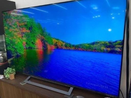 お話し中　65型4k対応液晶テレビ
