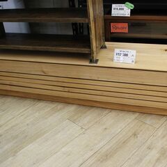 川崎市宮前区リサイクルオフ】お買い得 TVボード 木目 w183cm