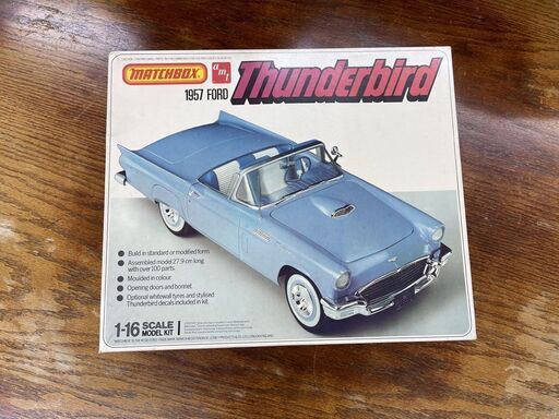 未組立て MATCHBOX 1/16 1957 FORD Thunderbird プラモデル マッチボックス フォード サンダーバード 現状品 札幌市手稲区