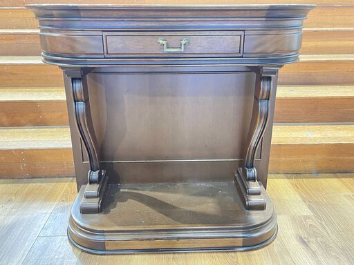 家具 生活家具 マルニ木工　コンソールテーブル　ブラウン