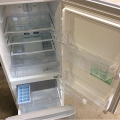 MITSUBISHI 146L 2ドア冷凍冷蔵庫 MR-P15D-S形 2018年製 ※天板