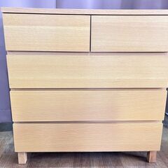 無印良品　ナチュラルウッド 4段チェスト 無印良品 ナチュラルウッド 4段チェスト