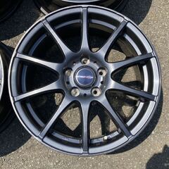 VELVA◆車検用やスタッドレス用に!!17インチ 7J IS48 PCD114.3-5H◆エスティマ C-HR CR-V CR-Z オデッセイ ジューク マツダ６ MPVなど