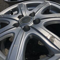 MILLOUS◆15インチ 6J IS43 PCD100-5H◆車検用やスタッドレス用に!!プリウス ウィッシュ オーパ カルディナ レガシィ インプレッサなど TOYOTA トヨタ ウィッシュ 純正 中古ホイール 4本 6J 15インチ PCD100