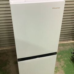 【取引中】★淀川区内配送無料★ハイセンス ノンフロン冷凍冷蔵庫 135L 　ホワイト　2022年製