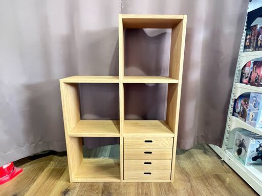 家具 生活家具 無印良品　スタッキングシェルフ　ナチュラル