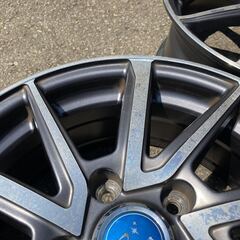 BLUE STAR◆16インチ 6.5J IS48 5/114.3◆車検やスタッドレス用に!!アイシス エスティマ ノア ヴォクシー ステップワゴン CX-3 マツダ３