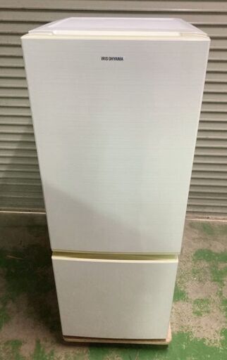 ★淀川区内配送無料★☆凹み・ヤケあり☆アイリスオーヤマ　ノンフロン冷凍冷蔵庫 156L　ホワイト　2018年製