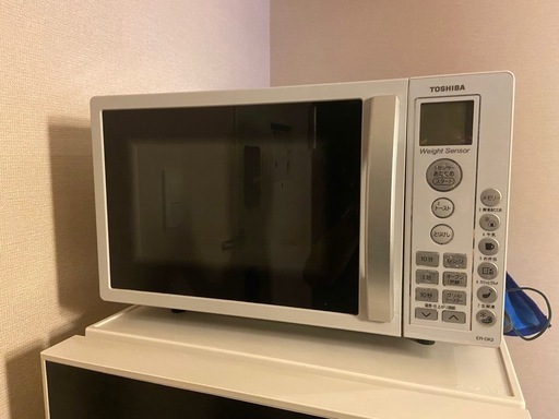 ☆東芝 重量センサー付 オーブンレンジ ER-DK2 100V 50/60Hz 中古品通電動作確認済み (マクサス心斎橋) 長堀橋のキッチン家電《 オーブンレンジ》の中古あげます・譲ります｜ジモティーで不用品の処分