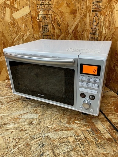 C(6606)アイリスオーヤマ スチームオーブンレンジ MO-F2402-W 2023年式 100V IRIS OHYAMA ホワイト 通電確認済み 電子レンジ オーブン