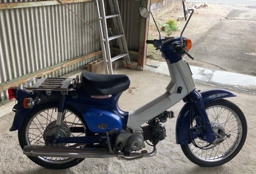 佐賀 ホンダ スーパーカブ50 青