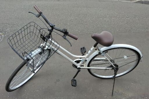 【売約済】27インチ  中古 自転車 8480円 鍵新品 ライト付 新規防犯登録料コミ 353