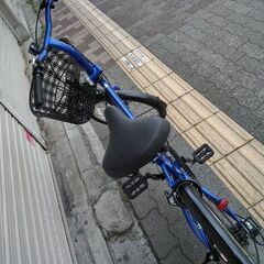 CAPTAIN STAG[キャプテンスタッグ]ナビーFDB206 20吋折り畳み自転車 外装6段/マットブルー