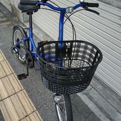 CAPTAIN STAG[キャプテンスタッグ]ナビーFDB206 20吋折り畳み自転車 外装6段/マットブルー