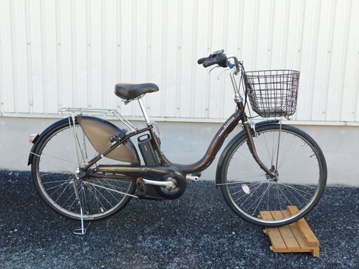 中古自転車多数販売中!　安い自転車は大丈夫？という方　是非ご来店ください!　2013年モデル 子供乗せ対応 ブリヂストン アシスタリチウムDX 3P30EB A6D83 E.Xビターブラウン 8.7Ahバッテリーを2個付けます! 車体＆バッテリー極めて良好! 売れてます! 早い者勝ち! 状態は全体的に極めて良好! m37